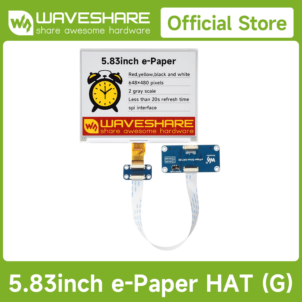 Display Epaper 2.9 - Waveshare 5,83-дюймовый дисплей для электронной бумаги